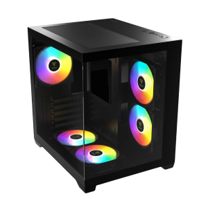 Gamdias AURA GC101M ARGB Micro-Tower Micro-ATX Gaming Casing